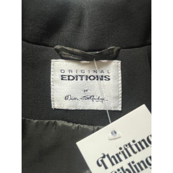 Vintage 90s Y2K Little Black trendy jacket SMALL - Picture 6 of 6